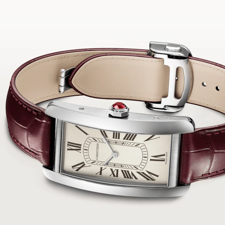 Cartier,Tank 44.40x24.40mm,44.40x24.40mm,Platinum,Silver White,Automatic,Sapphire,Crystal Glass,Square,WGTA0296