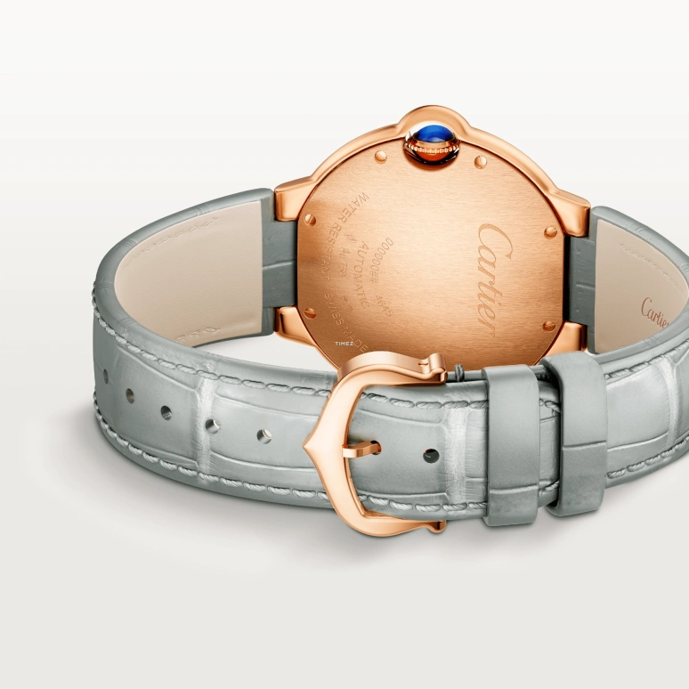 Cartier,Ballon Bleu de Cartier 36mm,36mm,Rose Gold,White,Automatic,Day / Night Indication,Sapphire,Crystal Glass,WJBB0086