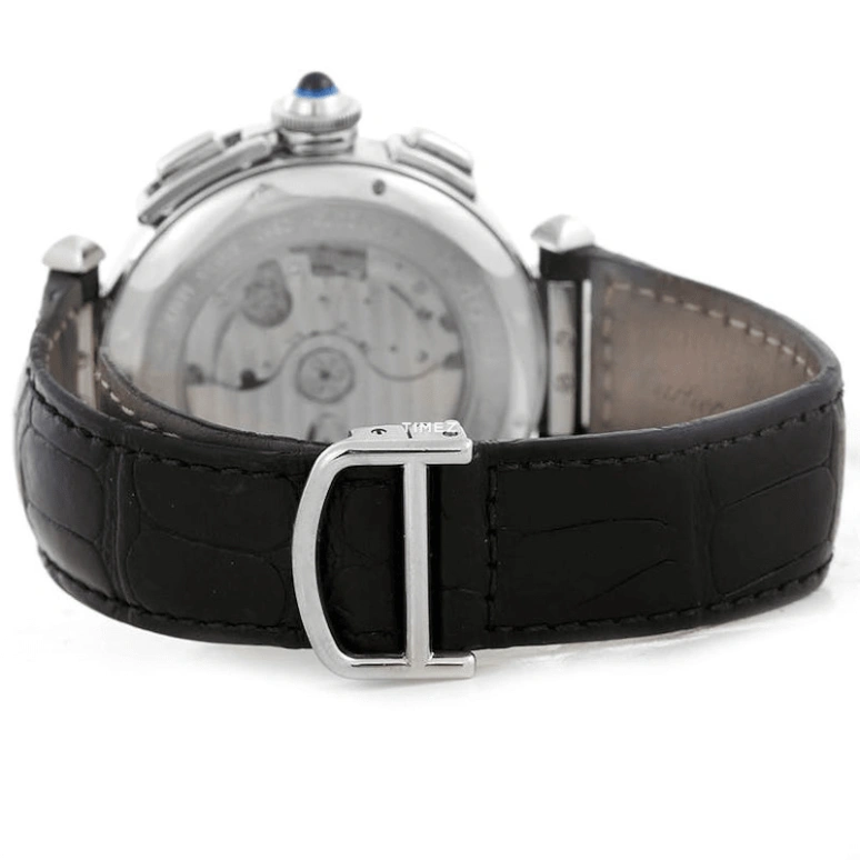 Cartier,Pasha de Cartier 42mm,42mm,Stainless Steel,Silver,Quartz,Chronograph,Day,W3108555