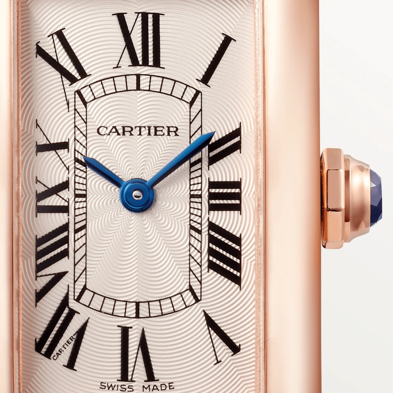 Cartier,Tank 34.80x19mm,34.80x19mm,Rose Gold,Silver,Quartz,In-house Caliber,Hardlex,W2607456