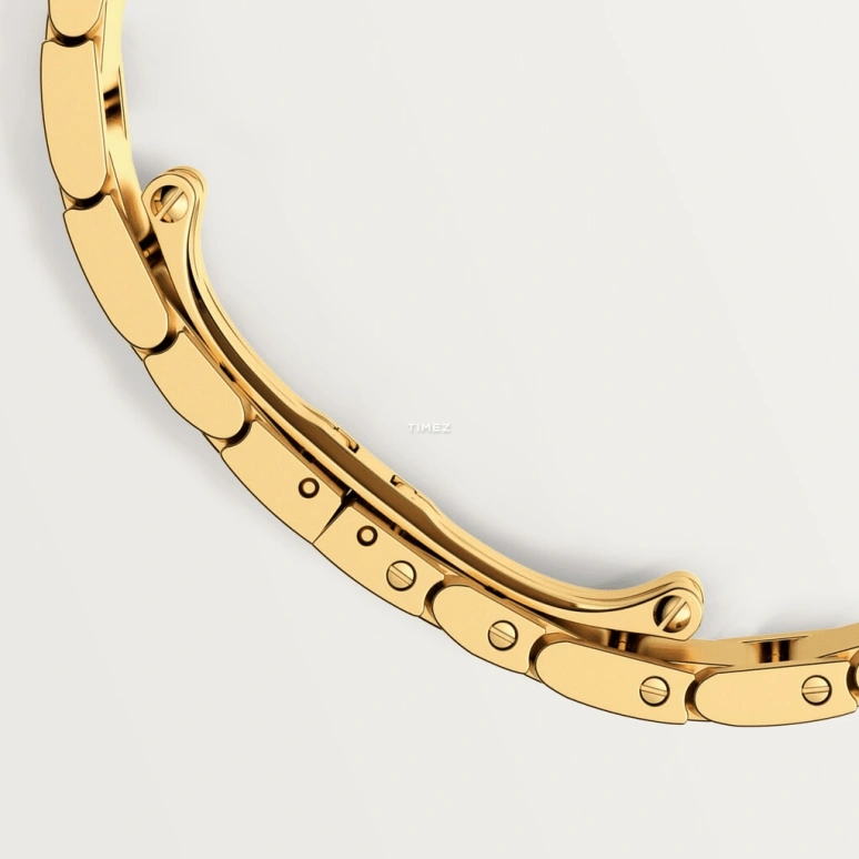 Cartier,Tank 32x27mm,32x27mm,Yellow Gold,Silver,Quartz,Sapphire,Crystal Glass,Square,WJTA0040