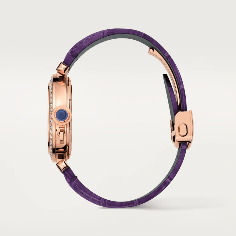 Cartier,Pasha de Cartier 35mm,35mm,Rose Gold,Silver,Automatic,42hours,In-house Caliber,WJPA0012