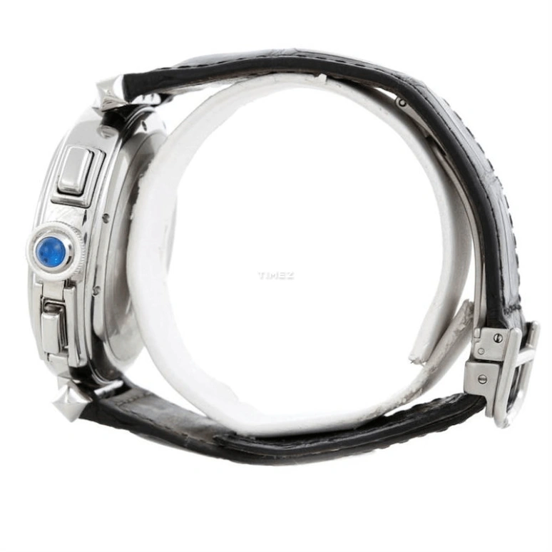 Cartier,Pasha de Cartier 42mm,42mm,Stainless Steel,Silver,Quartz,Chronograph,Day,W3108555