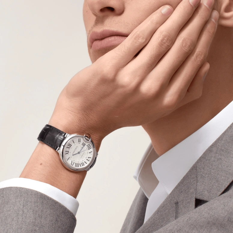 Cartier,Ballon Bleu de Cartier 36mm,36mm,Stainless Steel,Silver,Automatic,Sapphire,Crystal Glass,Round,WSBB0028