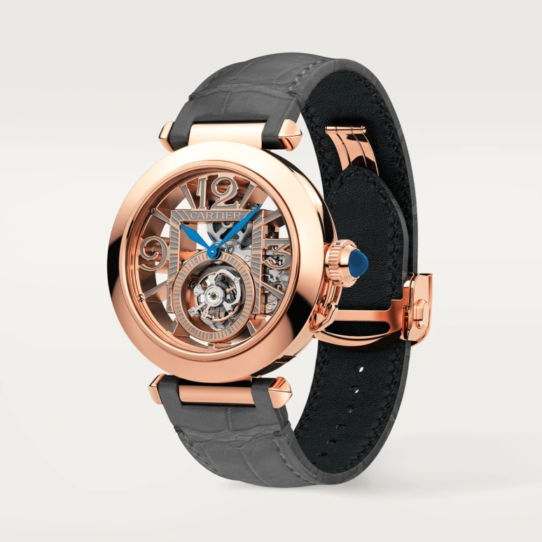 Cartier,Pasha de Cartier 41mm,41mm,Rose Gold,Handwound,Tourbillon,50hours,WHPA0006