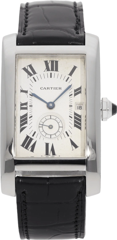 Cartier,Tank 31mm,31mm,Stainless Steel,White,Quartz,Day,Sapphire,Crystal Glass,3012905
