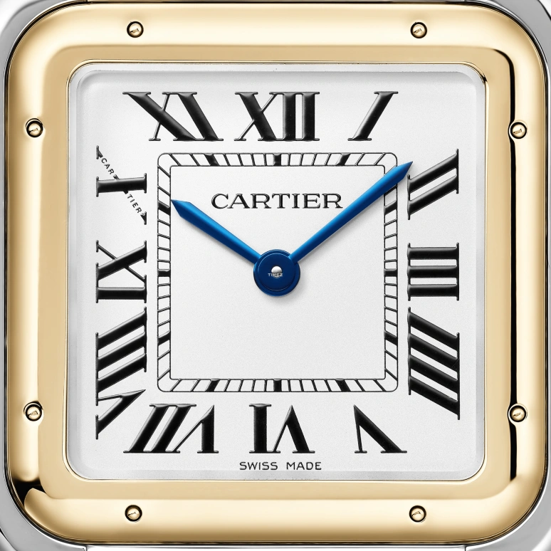 Cartier,Panthère de Cartier 31x42mm,31x42mm,Stainless Steel,Yellow Gold,White,Quartz,Sapphire,Crystal Glass,Square,W2PN0012