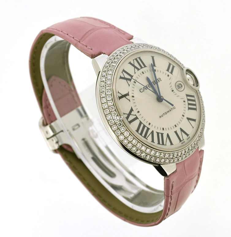 Cartier,Ballon Bleu de Cartier 42.10mm,42.10mm,White Gold,Silver White,Automatic,Day,42hours,WE900951