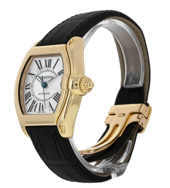 Cartier,Drive de Cartier 44x37mm,44x37mm,Yellow Gold,Silver,Automatic,Day,Sapphire,Crystal Glass,W62005V2