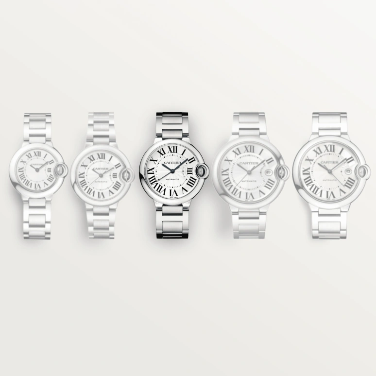 Cartier,Ballon Bleu de Cartier 36mm,36mm,Stainless Steel,Silver,Automatic,Sapphire,Crystal Glass,Round,WSBB0048