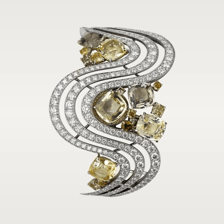 Cartier,High Jewelry Watches ,White Gold,Silver,Quartz,Sapphire,Crystal Glass,HPI00626