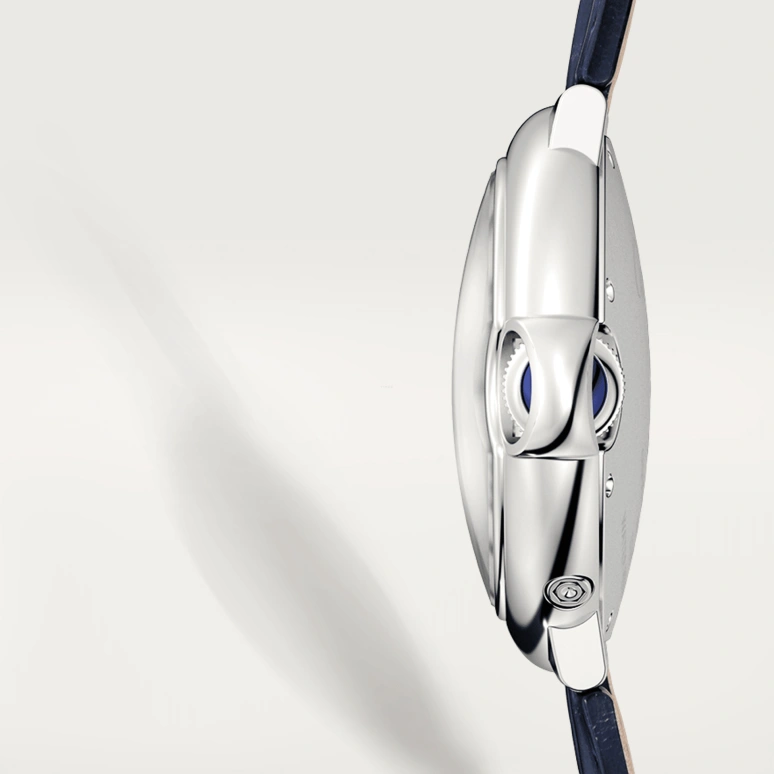Cartier,Ballon Bleu de Cartier 37.60mm,37.60mm,Stainless Steel,Silver,Automatic,Moonphase,Sapphire,Crystal Glass,WSBB0029