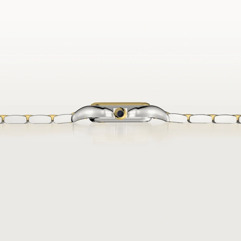 Cartier,Panthère de Cartier 23x30mm,23x30mm,Stainless Steel,Yellow Gold,Silver,Quartz,Sapphire,Crystal Glass,Square,W2PN0006