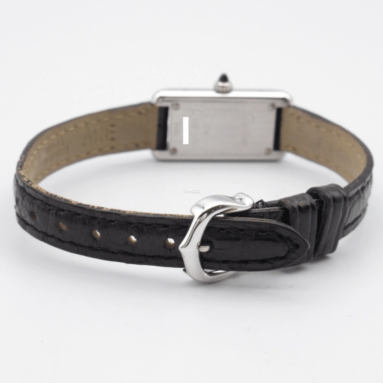 Cartier,Tank ,White Gold,Silver,Quartz,Sapphire,Crystal Glass,Square,W1540856