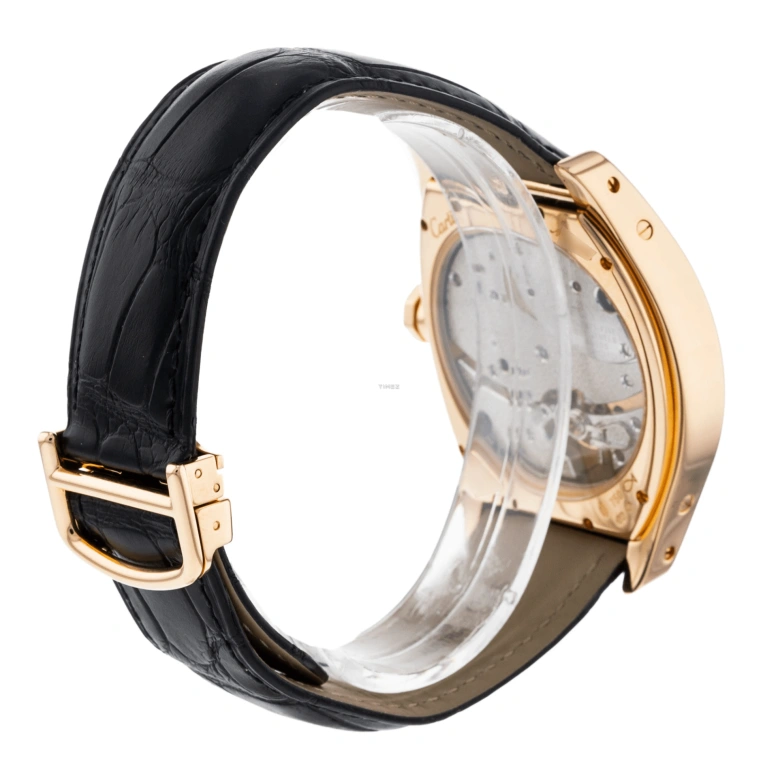 Cartier,Tortue 38x49mm,38x49mm,Rose Gold,Silver,Handwound,Day,Sapphire,Crystal Glass,W1545851