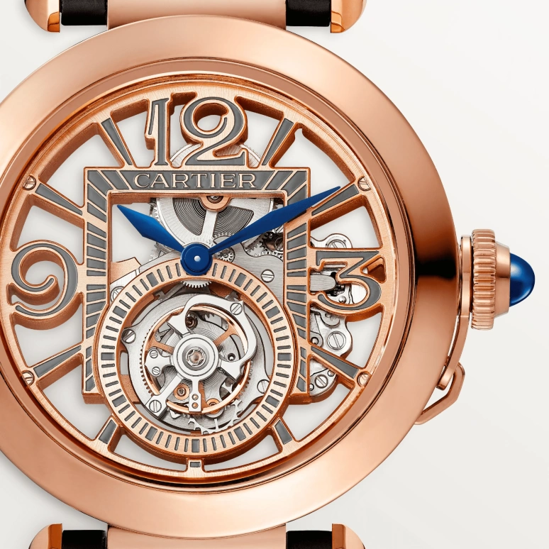 Cartier,Pasha de Cartier 41mm,41mm,Rose Gold,Handwound,Tourbillon,50hours,WHPA0006
