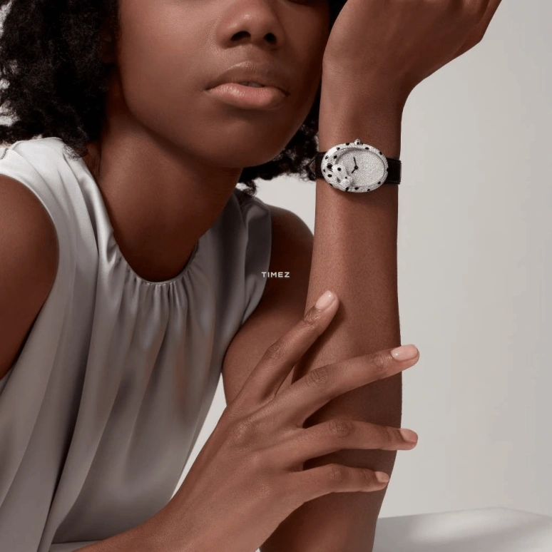 Cartier,Panthère Jewelry Watches ,White Gold,Silver,Automatic,40hours,In-house Caliber,HPI01352