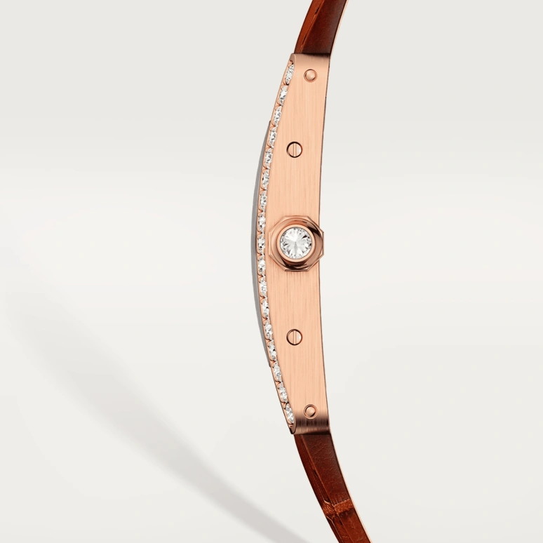 Cartier,Tank 34.80x19mm,34.80x19mm,Rose Gold,Silver,Quartz,Sapphire,Crystal Glass,Square,WJTA0028