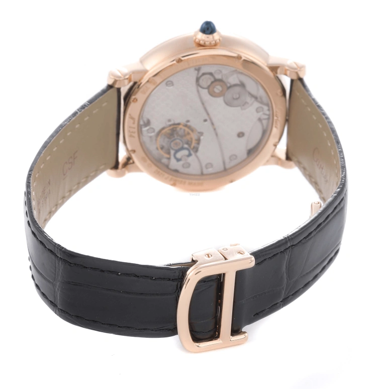 Cartier,Ronde de Cartier 35mm,35mm,Rose Gold,Silver,Handwound,Big Date,In-house Caliber,W1552751