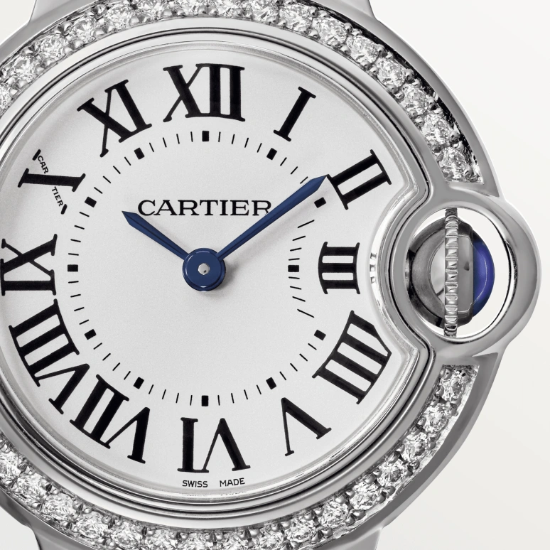 Cartier,Ballon Bleu de Cartier 28mm,28mm,Stainless Steel,Silver,Quartz,Sapphire,Crystal Glass,Round,W4BB0015