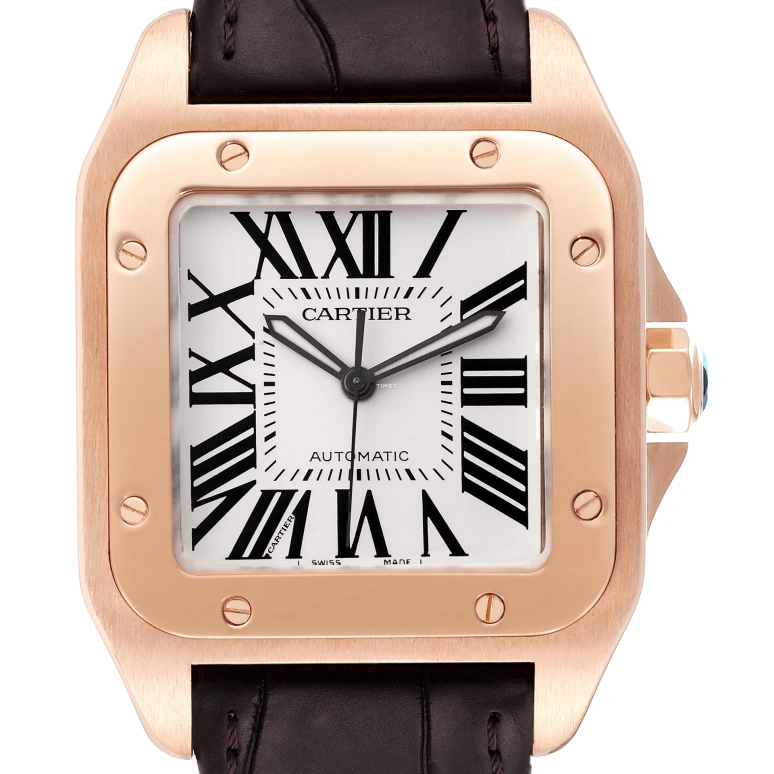 Cartier,Tank 38mm,38mm,Rose Gold,White,Automatic,42hours,In-house Caliber,W20095Y1