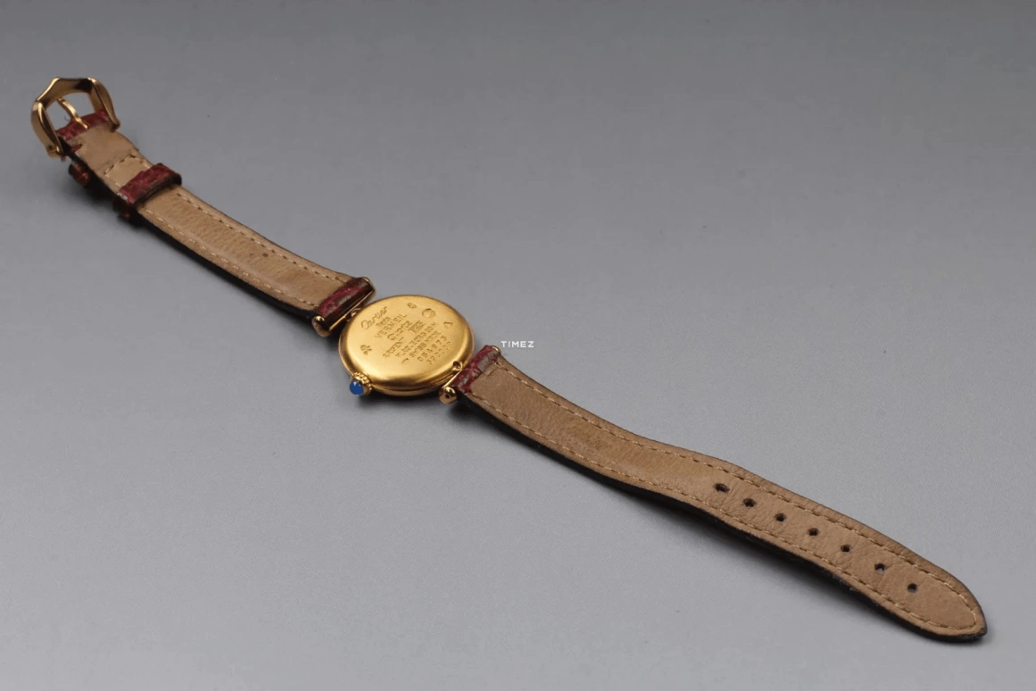 Cartier,Other 23.80mm,23.80mm,Yellow Gold,White,Quartz,Sapphire,Round,590002