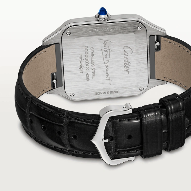 Cartier,Tank 43.50x31.40mm,43.50x31.40mm,Stainless Steel,Black,Handwound,36hours,In-house Caliber,WSSA0046