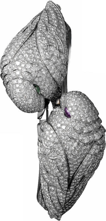 Cartier,High Jewelry Watches ,White Gold,Silver,Quartz,In-house Caliber,Sapphire,Crystal Glass,HPI00294