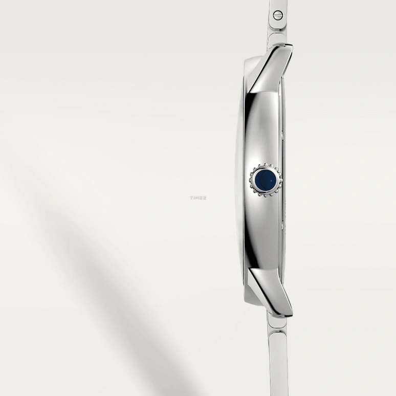 Cartier,Ronde de Cartier 42mm,42mm,Stainless Steel,Blue,Automatic,Day,42hours,WSRN0023