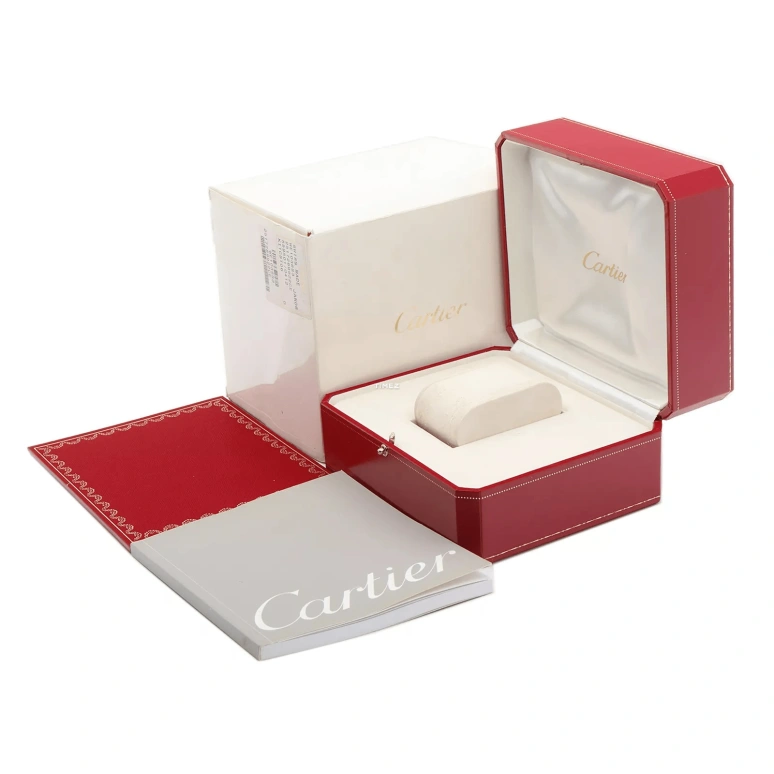 Cartier,Tank 18mm,18mm,White Gold,Multi-Color,Quartz,Sapphire,Square,WE1036S3