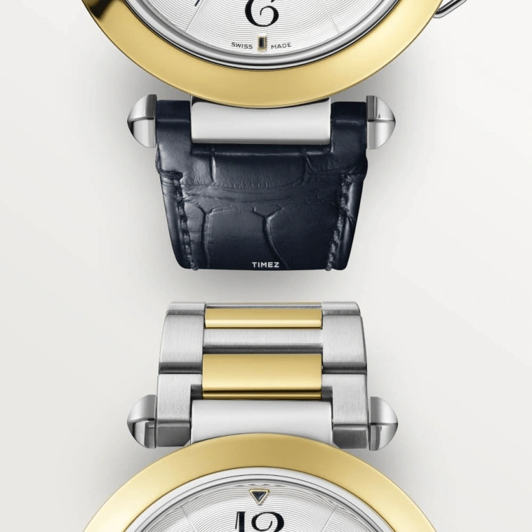 Cartier,Pasha de Cartier 41mm,41mm,Stainless Steel,White,Automatic,Day,42hours,W2PA0009