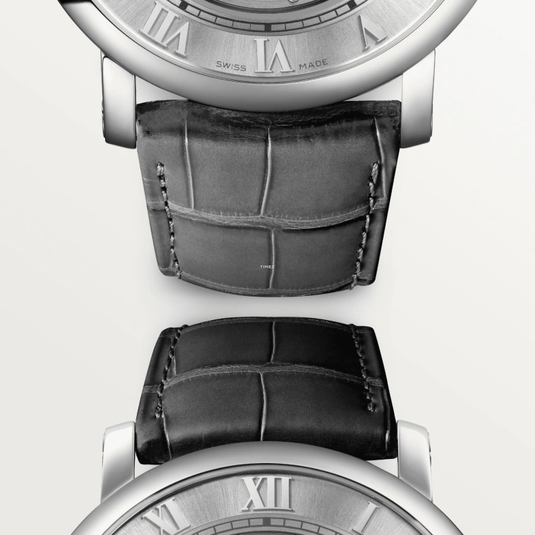 Cartier,Rotonde de Cartier 43.50mm,43.50mm,Platinum,Skeleton,Transparent,Automatic,Sapphire,Crystal Glass,Round,WHRO0078