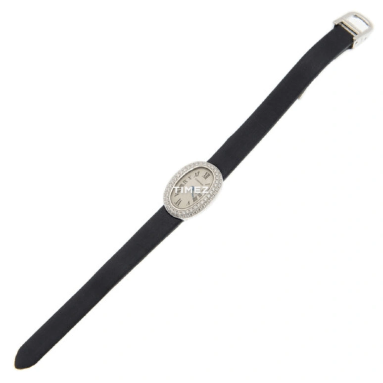 Cartier,Baignoire 26mm,26mm,White Gold,Silver,Quartz,Sapphire,Crystal Glass,Oval,WB509531