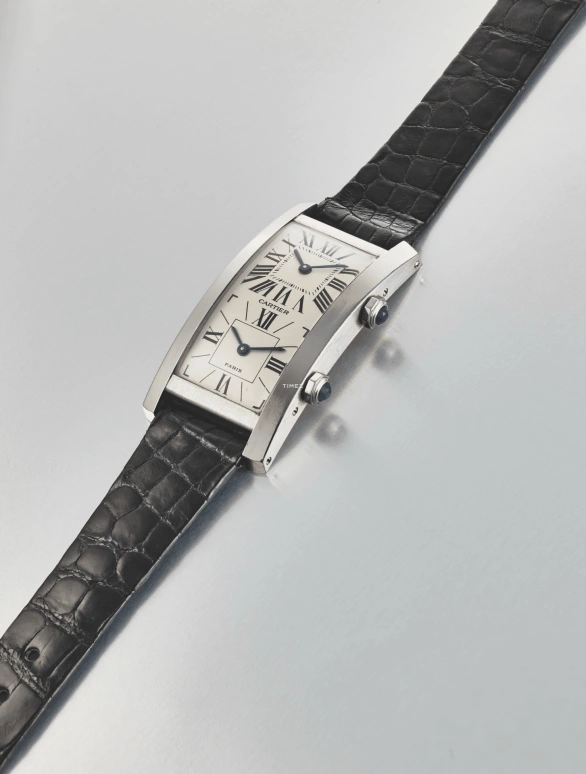 Cartier,Tank 24x45.50mm,24x45.50mm,Platinum,Silver White,Handwound,Dule Time,Rectangular,A115254