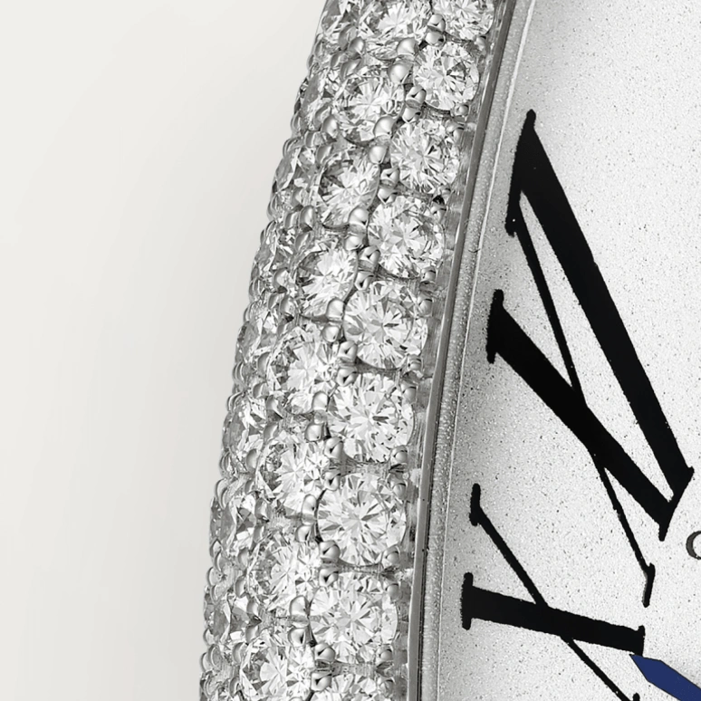 Cartier,Baignoire 52x23mm,52x23mm,White Gold,Silver,Handwound,38hours,In-house Caliber,WJBA0009