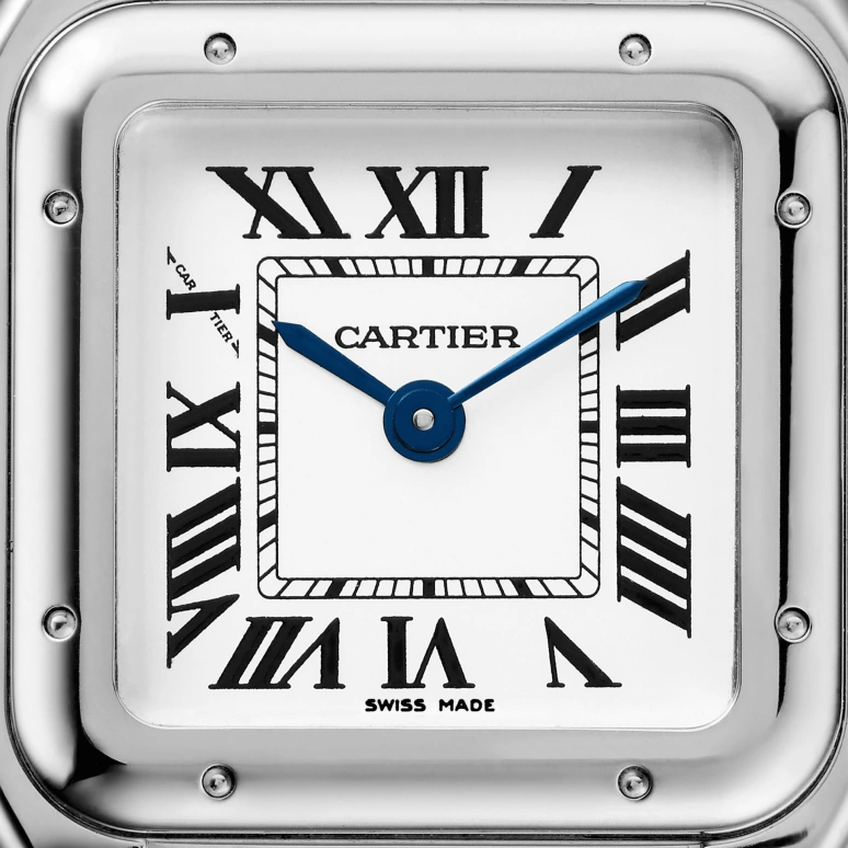 Cartier,Panthère de Cartier 23x30mm,23x30mm,Stainless Steel,Silver,Quartz,Sapphire,Crystal Glass,Square,WSPN0006