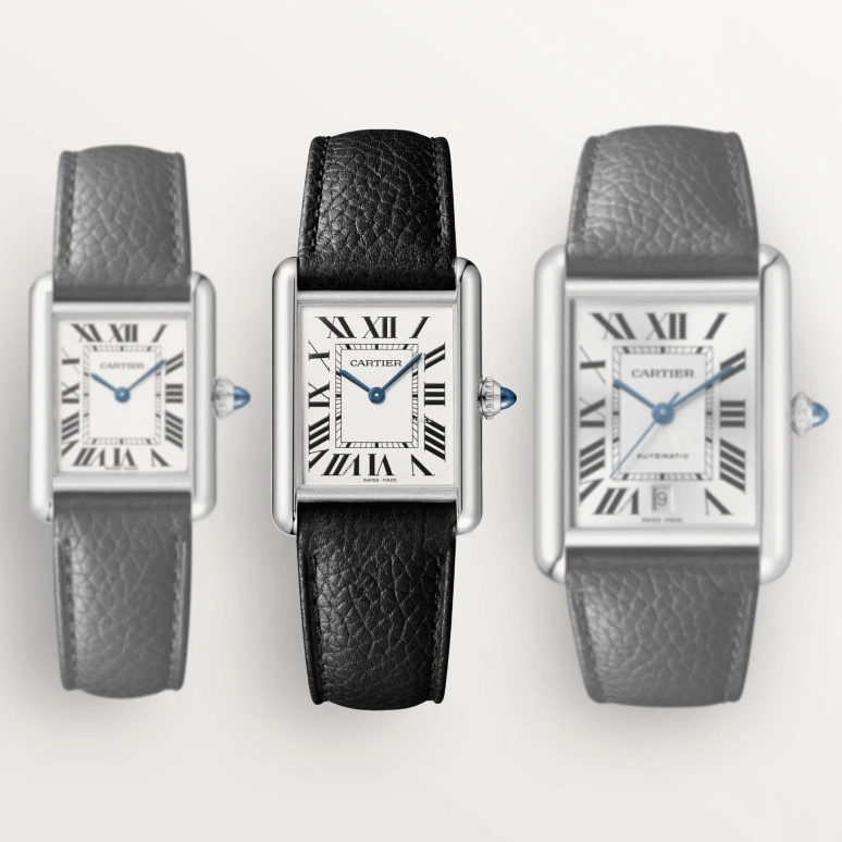 Cartier,Tank 33.70x25.50mm,33.70x25.50mm,Stainless Steel,White,Quartz,Sapphire,Crystal Glass,Rectangular,WSTA0109
