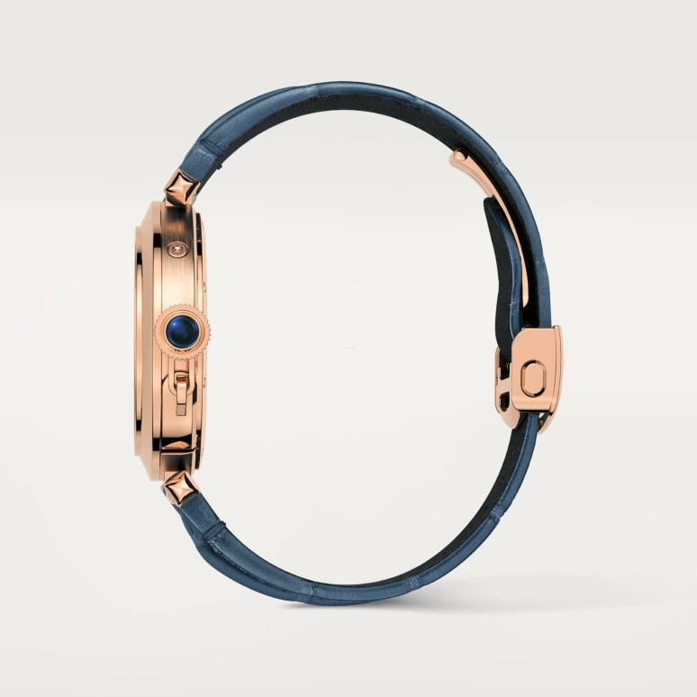 Cartier,Pasha de Cartier 41mm,41mm,Rose Gold,Silver,Automatic,Moonphase,In-house Caliber,WGPA0026