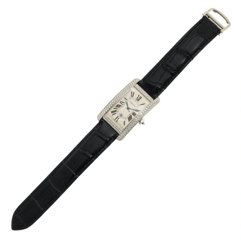 Cartier,Tank 45.10x26.60mm,45.10x26.60mm,White Gold,Silver,Automatic,Day,In-house Caliber,WB710004