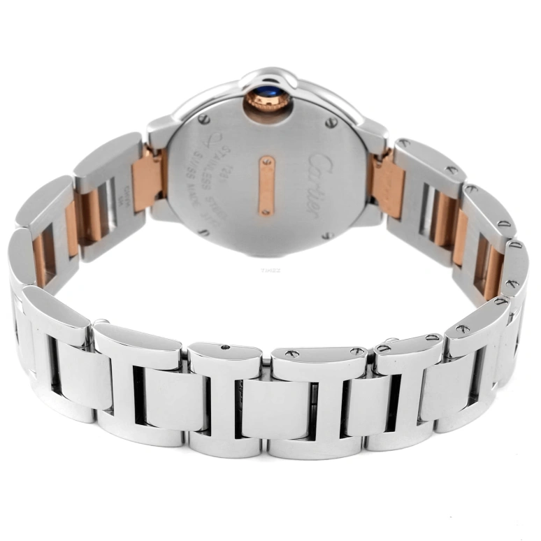 Cartier,Ballon Bleu de Cartier 28mm,28mm,Stainless Steel,Silver,Quartz,Sapphire,Crystal Glass,Round,W3BB0009