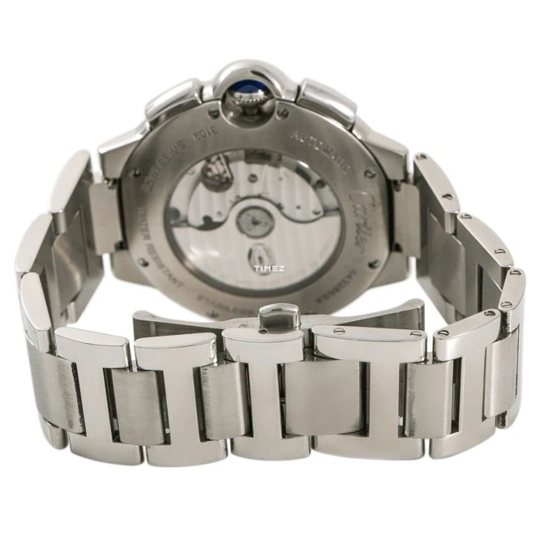 Cartier,Ballon Bleu de Cartier 44mm,44mm,Stainless Steel,Black,Automatic,Chronograph,Day,W6920077