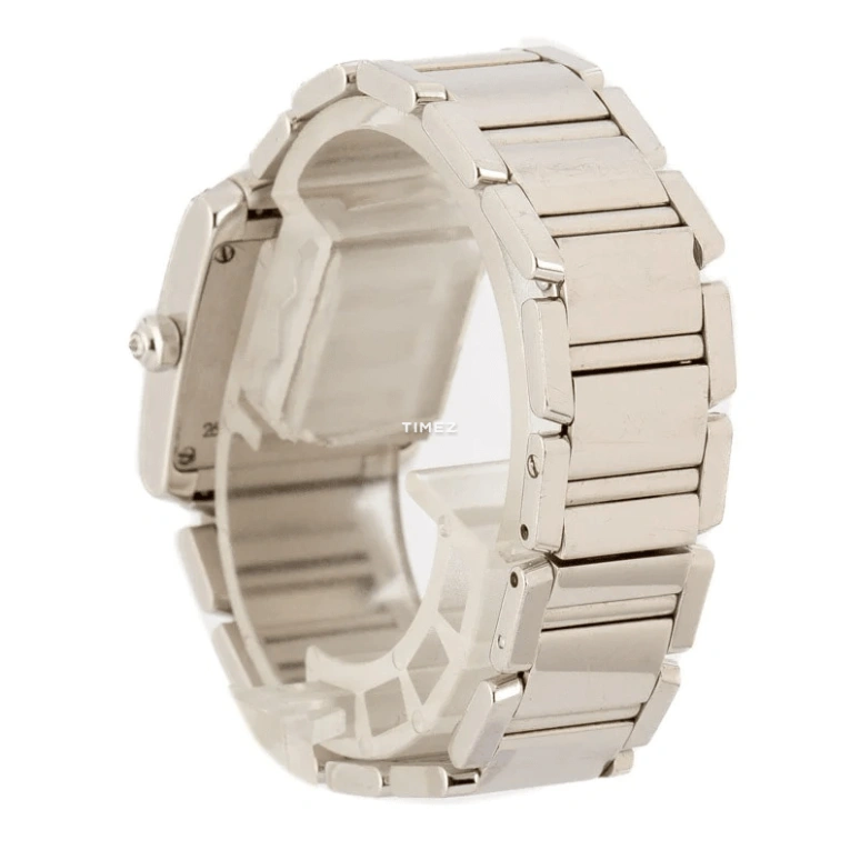 Cartier,Tank 18mm,18mm,White Gold,Multi-Color,Quartz,Sapphire,Square,WE1036S3