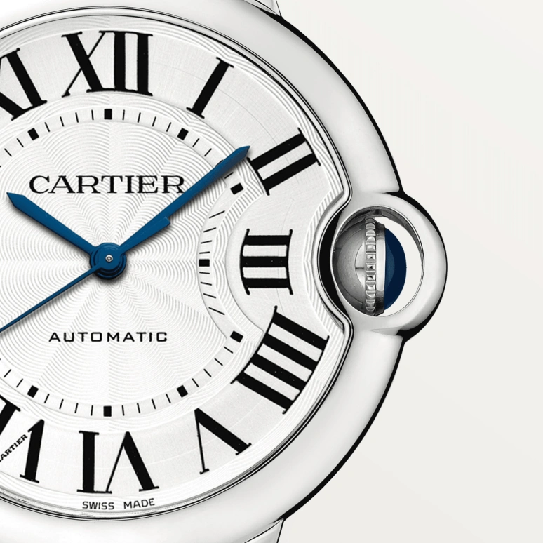 Cartier,Ballon Bleu de Cartier 36mm,36mm,Stainless Steel,Silver,Automatic,Sapphire,Crystal Glass,Round,WSBB0048
