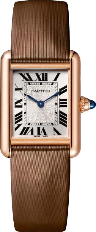 Cartier,Tank 29.50x22mm,29.50x22mm,Rose Gold,Silver,Handwound,Hardlex,Square,WGTA0061