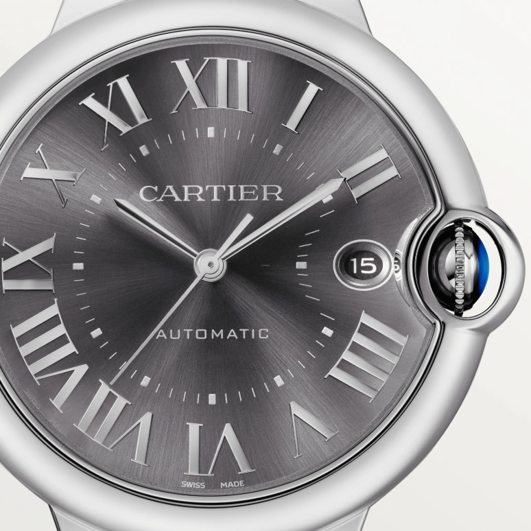 Cartier,Ballon Bleu de Cartier 40mm,40mm,Stainless Steel,Grey,Automatic,Day,42hours,WSBB0060