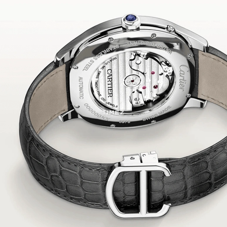 Cartier,Drive de Cartier 47.11x41.20mm,47.11x41.20mm,Stainless Steel,Silver,Automatic,Moonphase,In-house Caliber,WSNM0017