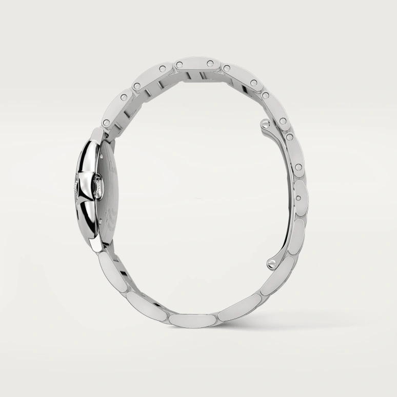 Cartier,Ballon Bleu de Cartier 28.60mm,28.60mm,Stainless Steel,Silver,Quartz,Sapphire,Crystal Glass,Round,W69010Z4