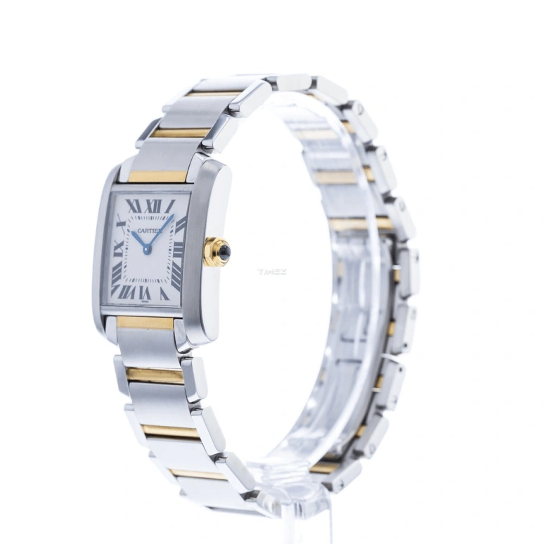 Cartier,Tank 25mm,25mm,Stainless Steel,Silver,Quartz,Sapphire,Crystal Glass,Square,W51006Q4