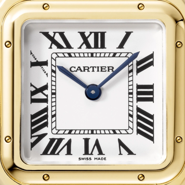Cartier,Panthère de Cartier 36.50x26.70mm,36.50x26.70mm,Yellow Gold,Silver,Quartz,Glass,Square,WGPN0058