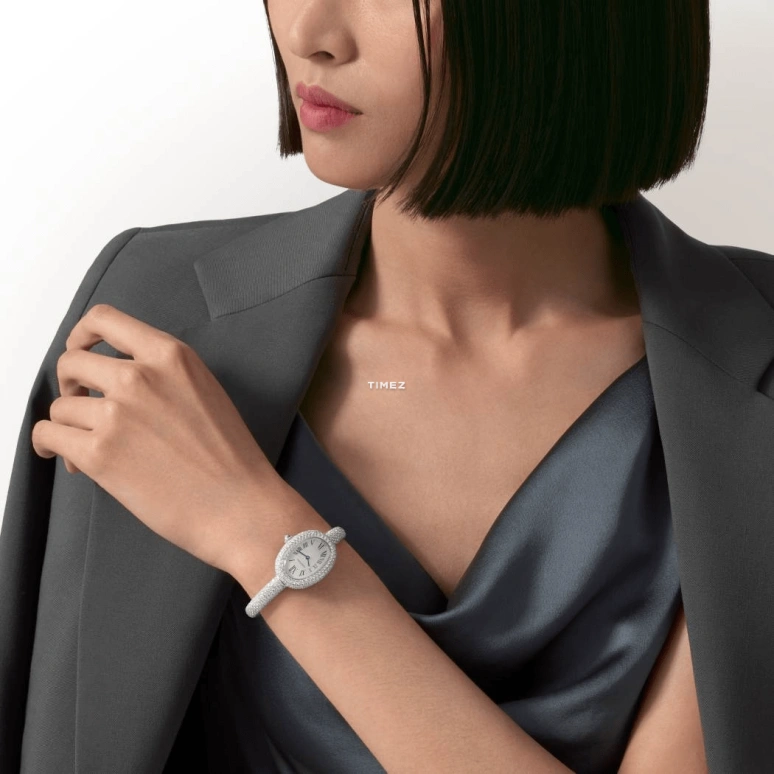 Cartier,Baignoire 31.40x23.10mm,31.40x23.10mm,White Gold,Silver,Quartz,Sapphire,Crystal Glass,Oval,HPI01701